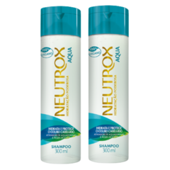 Kit com 2 Shampoo Neutrox Aqua 300ml
