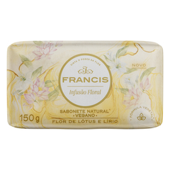 Sabonete Barra Flor de Lótus e Lírio Francis Infusão Floral Envoltório 150g