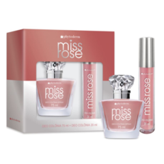 Kit Miss Rose Phytoderm Deo Colônia 75ml e Deo Colônia 20ml