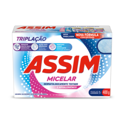 Lava Roupas em Pó Assim Micelar 400g - comprar online