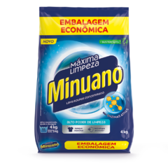 Sabão em pó Minuano Máxima Limpeza Embalagem Econômica 4Kg