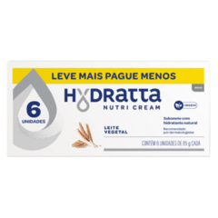 Promopack Sabonete Em Barra Hydratta Leite Vegetal 6X85G