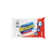 Sabão em Barra Glicerinado Minuano Tira-Manchas Unit.180g