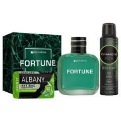 Kit Fortune Deo Colônia Masculino 1 Sabonete 1 Desodorante - comprar online