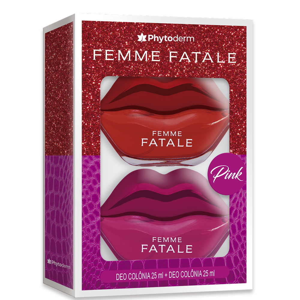 Kit Phytoderm Femme Fatale Deo Col 25ml + Femme Fatale Pink 25ml
