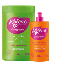 Kit Kolene Cronograma - Duo Hoje e dia de Nutricao