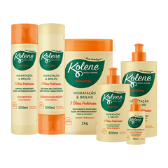 Kit Kolene Original – Super Combo Hidratação e Brilho