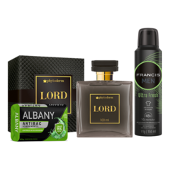 Kit Masculino Lord Verde Colonia Desodorante e Sabonete - comprar online