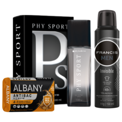 Kit Masculino Sport Laranja Colonia Desodorante Sabonete - comprar online