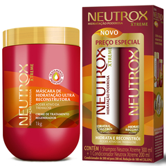 Shampoo, Condicionador e Creme de Tratamento Neutrox Xtreme