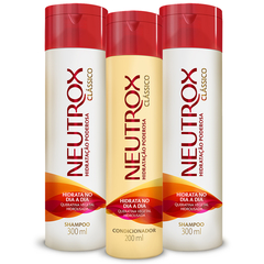 Kit 2 Shampoos 300ml e Condicionador 200ml Neutrox Clássico - comprar online