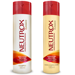 Kit Shampoo 300ml e Condicionador 100ml Neutrox Clássico - comprar online