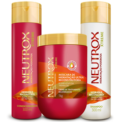 Kit Shampoo condicionador Mais Creme de Tratamento Neutrox Xtreme