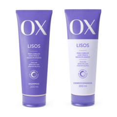 Kit OX Lisos Shampoo e Condicionador 200ml cada