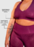 Bermuda com Cós Alto Reforçado Plus Size Bordo - buy online