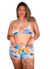 Biquíni Cortininha sem Bojo 3 Pecas Plus Size Estampado Tie Dye on internet