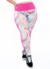 Legging Compressão Hot Pants Estampada Pink Plus Size