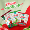 ¡NUEVA PROMO DEGUSTACIÓN! Caja x12 (x4 Verde, x4 Roja, x4 Roja sin azucar) CHIPS CROCANTES DE MANZANA DE LA PATAGONIA