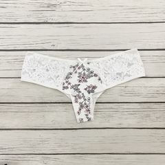 SALE Culotte Microfibra Estampada + Encaje - tienda online