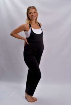 Enterito Negro con Lycra Victoria Candel