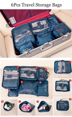 Organizador de maleta para viaje (6pcs)