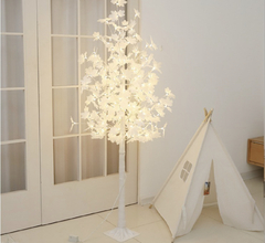 Arbol led arce hojas blancas 1.6m