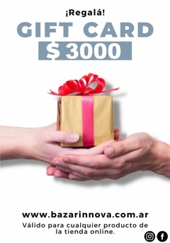 Gift Card Valor $3000