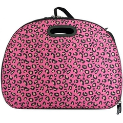 Safari Hard Case Tote – Pink Leopard - comprar online
