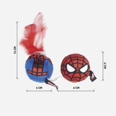 Juguete para gatos 2 piezas Spiderman - Chila Pet's