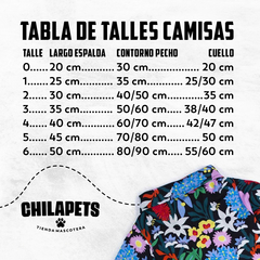 Camisa Zafari - Chila Pet's