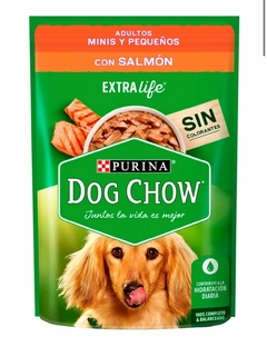 Pouch Dog Chow Adulto Mini y Pequeños - Salmóm