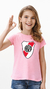 Remera Rosa River