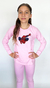 Pijama spiderman rosa