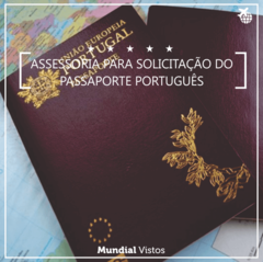 Passaporte português - assessoria para solicitação por pessoa.