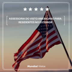 Visto americano de turismo e negócios B1/B2 - atendimento internacional - valor por pessoa