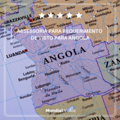 Visto para Angola eletrônico - valor por pessoa