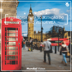 Visto Reino Unido standard visitor - valor por pessoa referente à assessoria documental. - comprar online