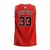 CHICAGO BULLS 33 PIPPEN RED ADULTOS - CAMISETA BASQUET KAPHO en internet