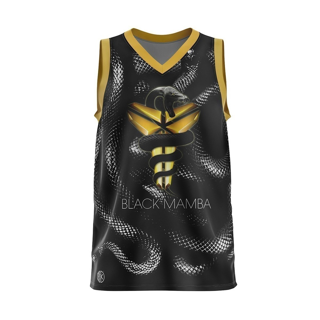 CAMISETA KAPHO BASQUET BLACK MAMBA KOBE BRYANT NINOS