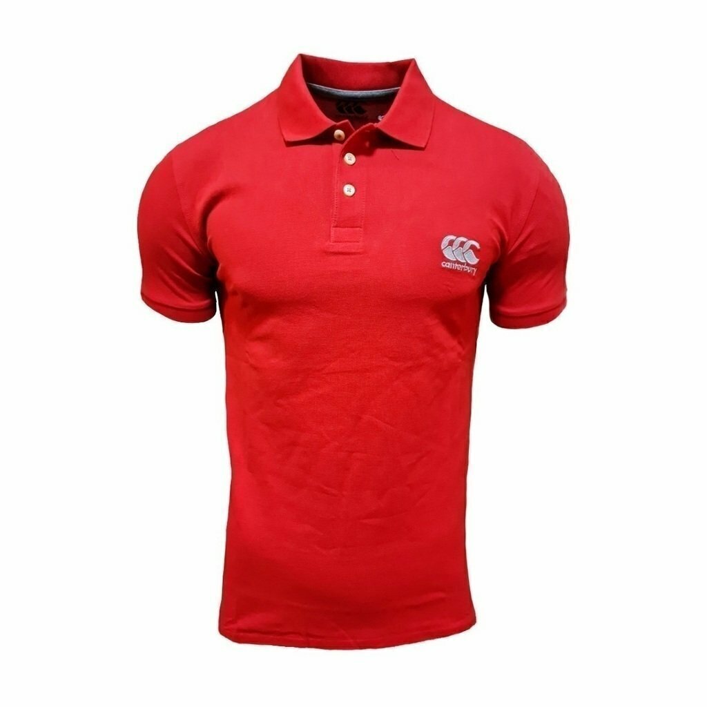 CHOMBA CANTERBURY POLO PIQUE S S ROJO