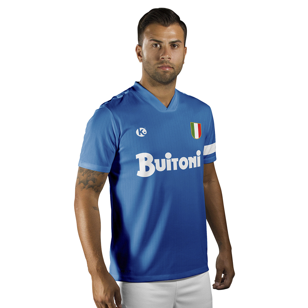 CAMISETA NAPOLI ITALIA MARADONA KAPHO ADULTOS