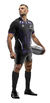 THE SHARKS BLACK PANTHER ADULTOS - CAMISETA RUGBY KAPHO - tienda online