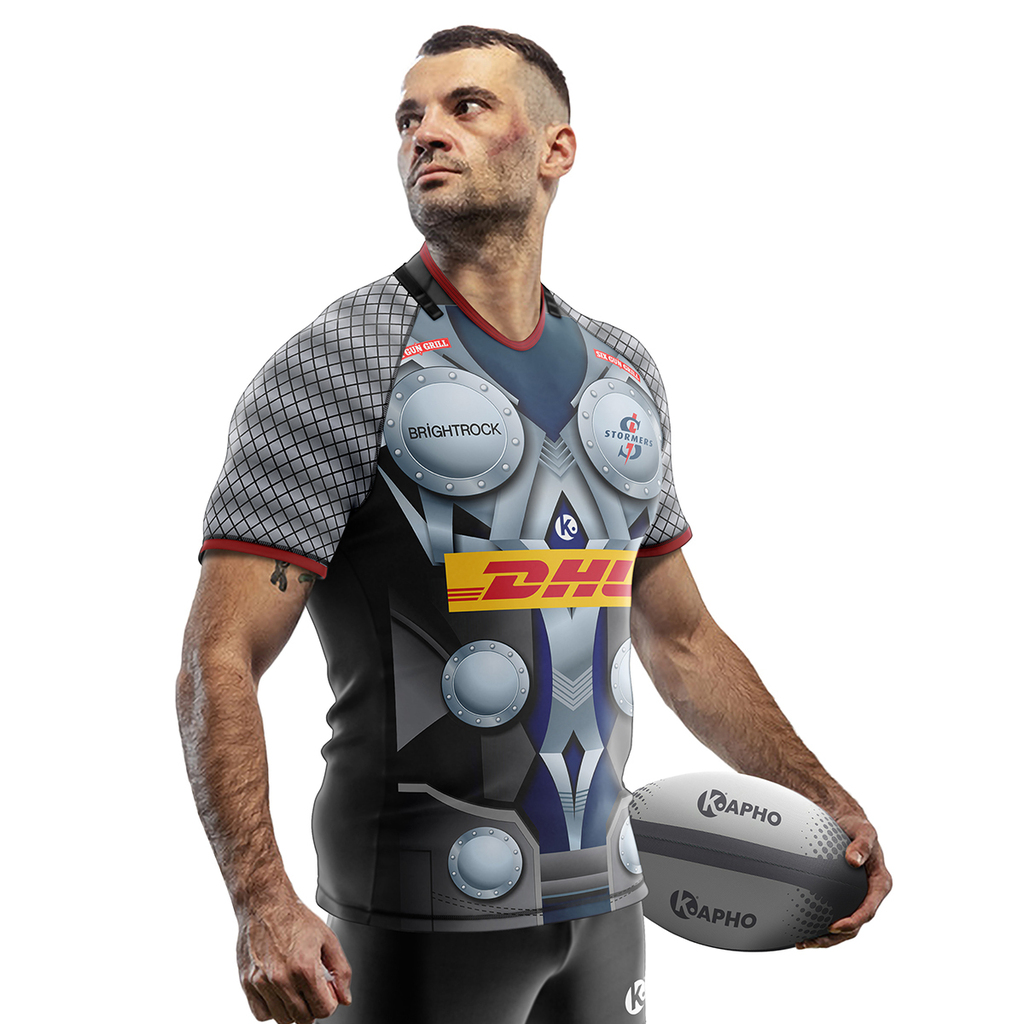 CAMISETA STORMERS THOR SUPER RUGBY KAPHO ADULTOS