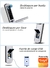 cerradura smartlock con huella y llave 210 slim - tienda online