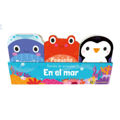 EN EL MAR x 3: Cangrejo, pingüino y ballena – Familia de animales