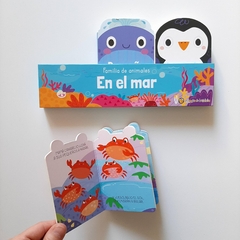 EN EL MAR x 3: Cangrejo, pingüino y ballena – Familia de animales - tienda online