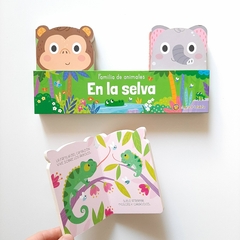 EN LA SELVA x 3: Elefante, mono y tigre – Familia de animales - comprar online