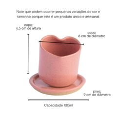 [EDIÇÃO LIMITADA] Mini copo cupido para expresso Confetti - envio em até 5 dias úteis - comprar online