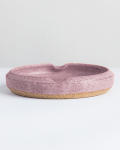 Prato Sushi de cerâmica redondo médio com descanso pra hashi Violeta - comprar online