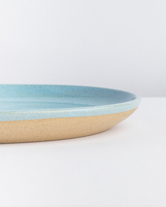 Prato de jantar de cerâmica Azul Lavanda - comprar online